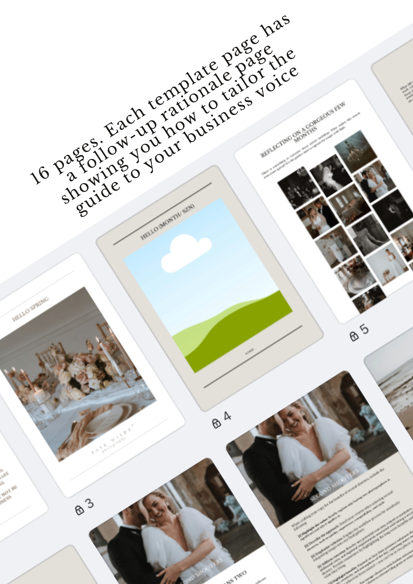 Canva Newsletter Template for Wedding Photographers