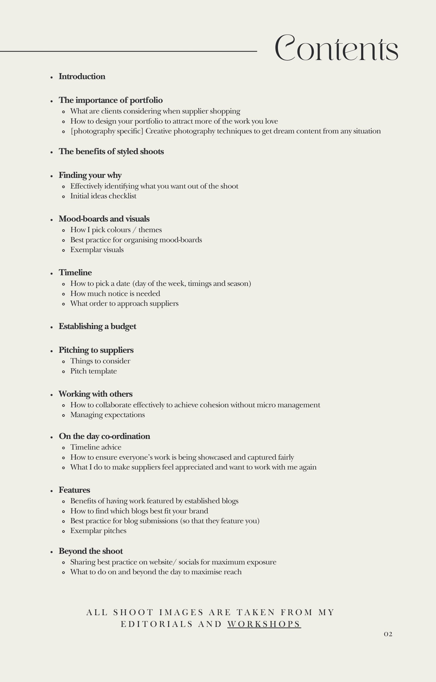 How to plan and facilitate styled shoots - A comprehensive guide for wedding industry professionals