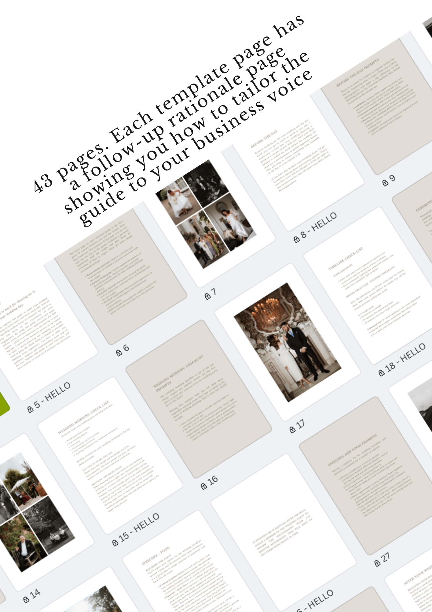 Canva Welcome Guide Template For Wedding Photographers