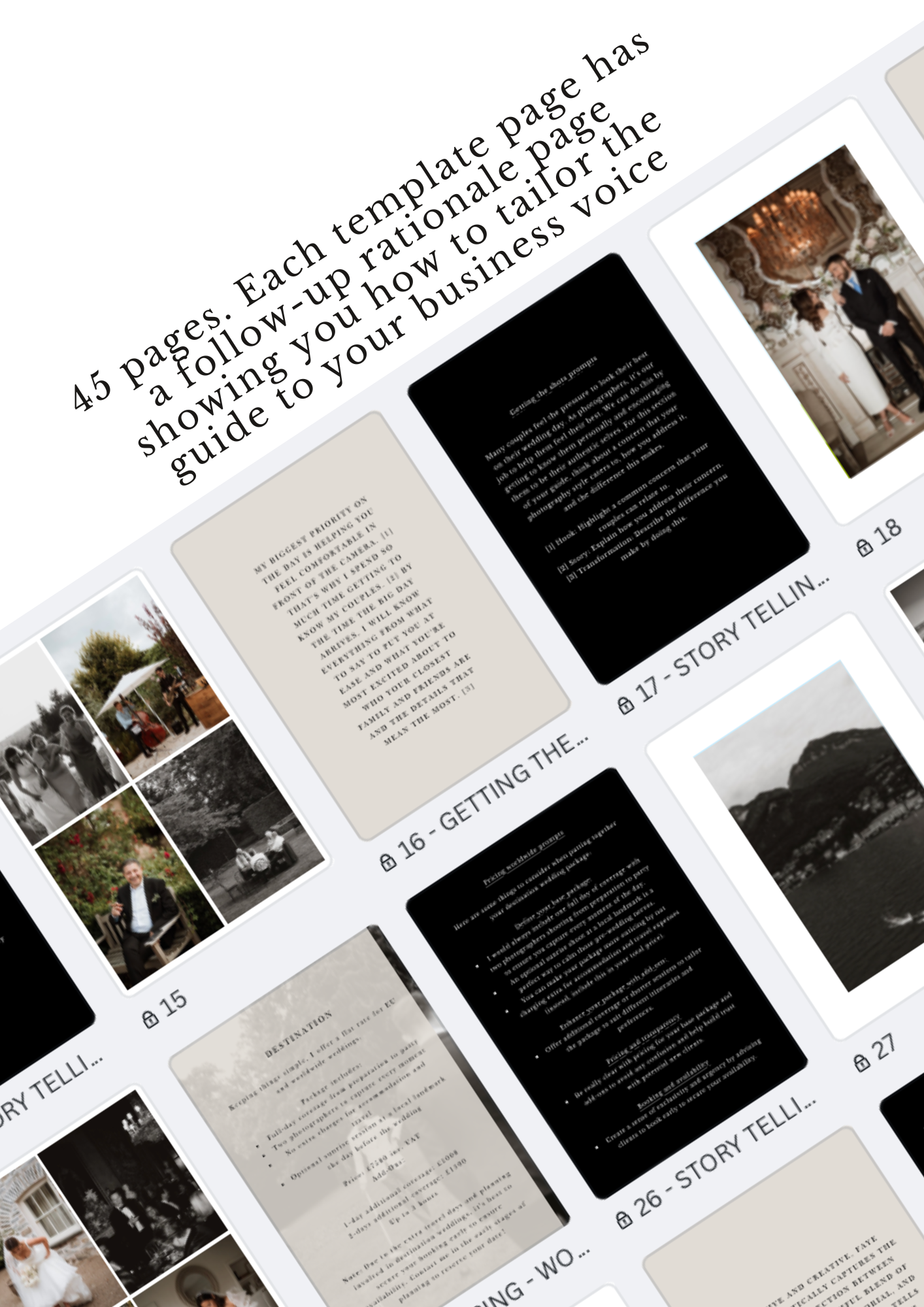 Canva Pricing Guide Template for Wedding Photographers