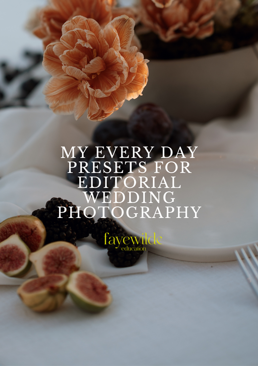 New: The every day edit preset pack by Faye Wilde Photography