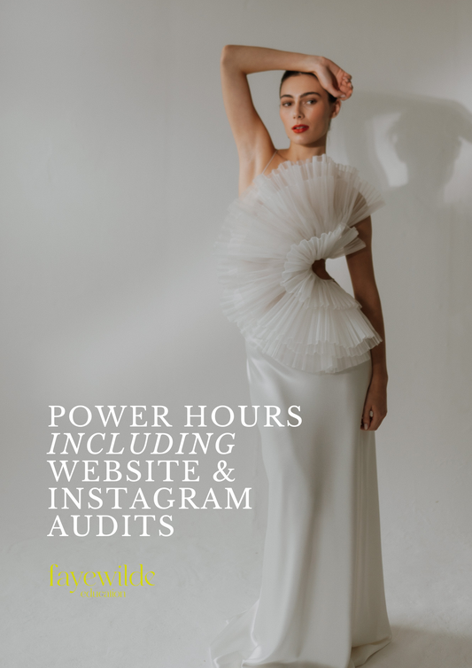 1:1 Mentoring POWER HOUR [Including WEB/ INSTAGRAM audits]