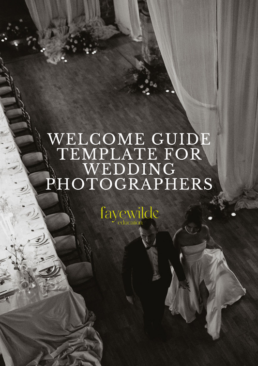 Canva Welcome Guide Template For Wedding Photographers