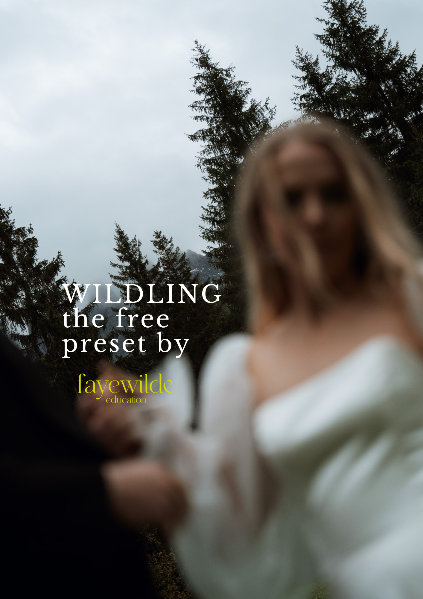 WILDLING - the free preset for editorial wedding photographers